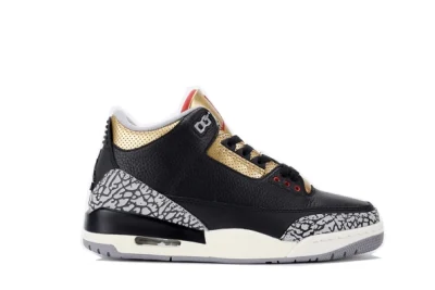 Air Jordan 3 “Black Cement Gold” 2022 REPLICA - etkick reps