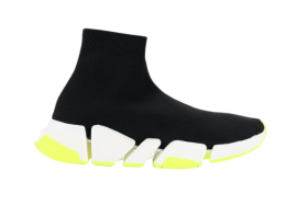 Balenciaga Speed 2LT BLACK/WHITE/FLUORESCENT GREEN REPLICA