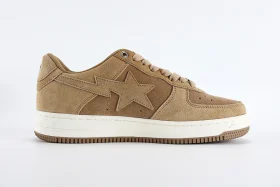 A Bathing Ape Bape Sta Beige Suede