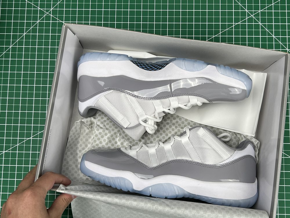 Air Jordan 11 Retro Low ‘Cement Grey’ Reps - etkick reps