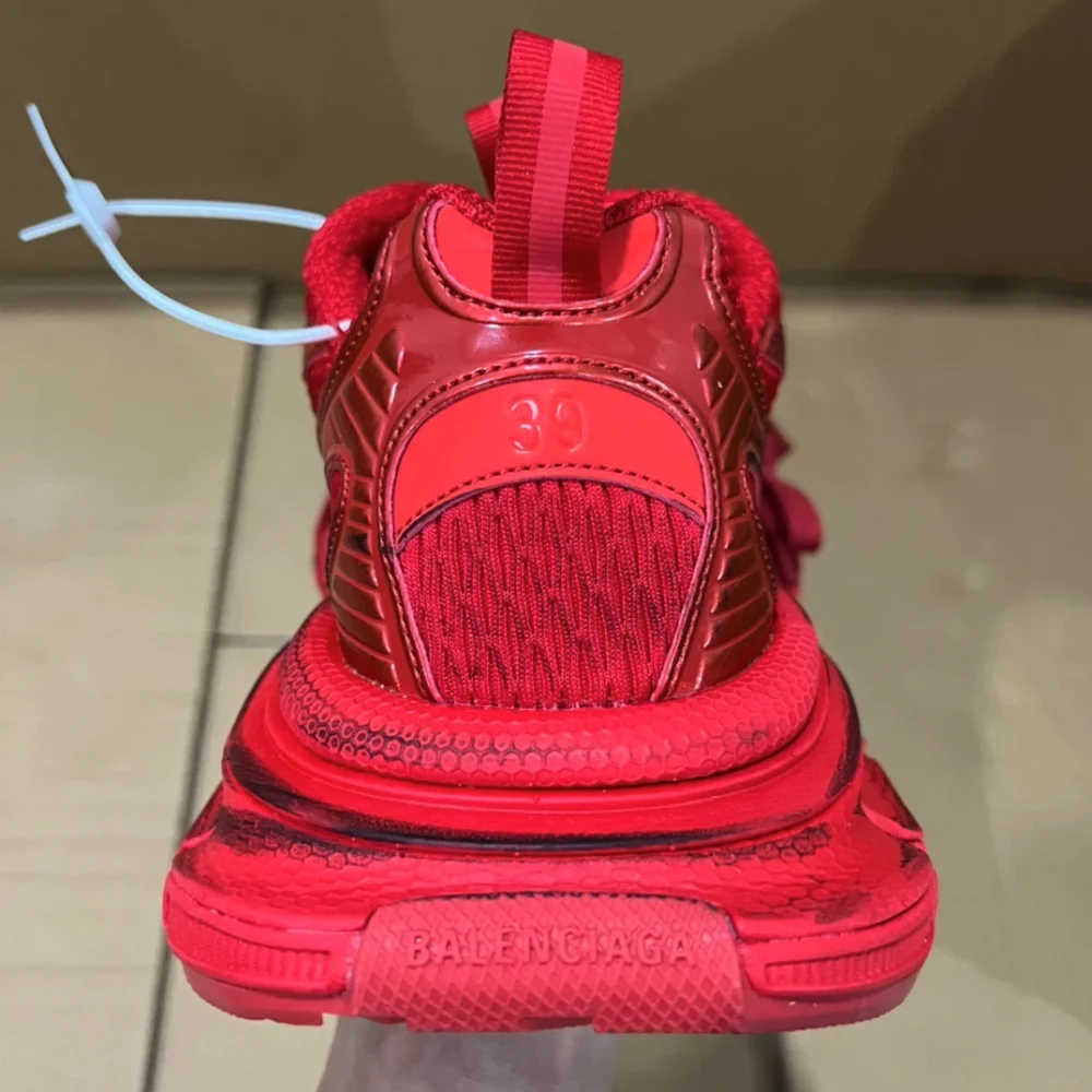 Balenciaga 3XL Sneakers Red REPS - etkick reps