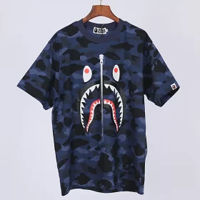 Color Camo Shark T-Shirt Replica