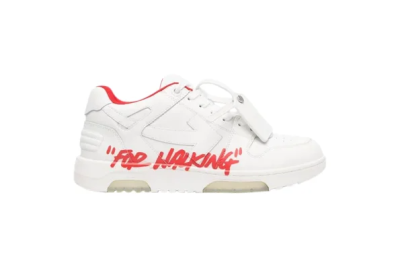 Off-White Out of Office ‘For Walking – White Red’ Reps - etkick reps