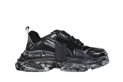 BALENCIAGA TRIPLE S “Dirty Black” SNEKAER REPS