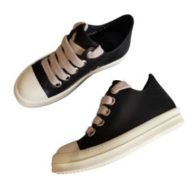 TOP Rick Owens Luxor Vintage Low 'Black Milk' REPS