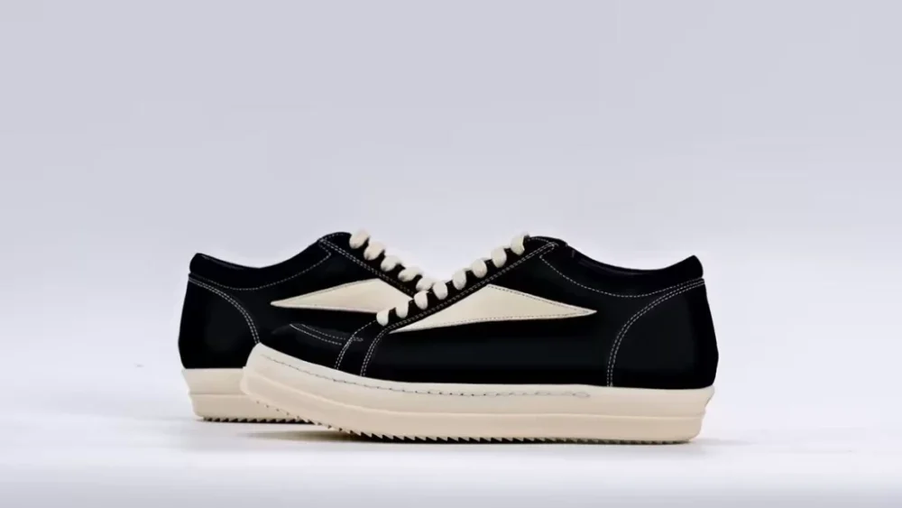 Top Rick Owens Strobe Vintage Low ‘Dark Dust’ Sneaker REPS - etkick reps