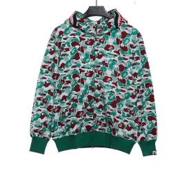 BAPE Green All-Over Monkey Head Camo Hoodie Reps