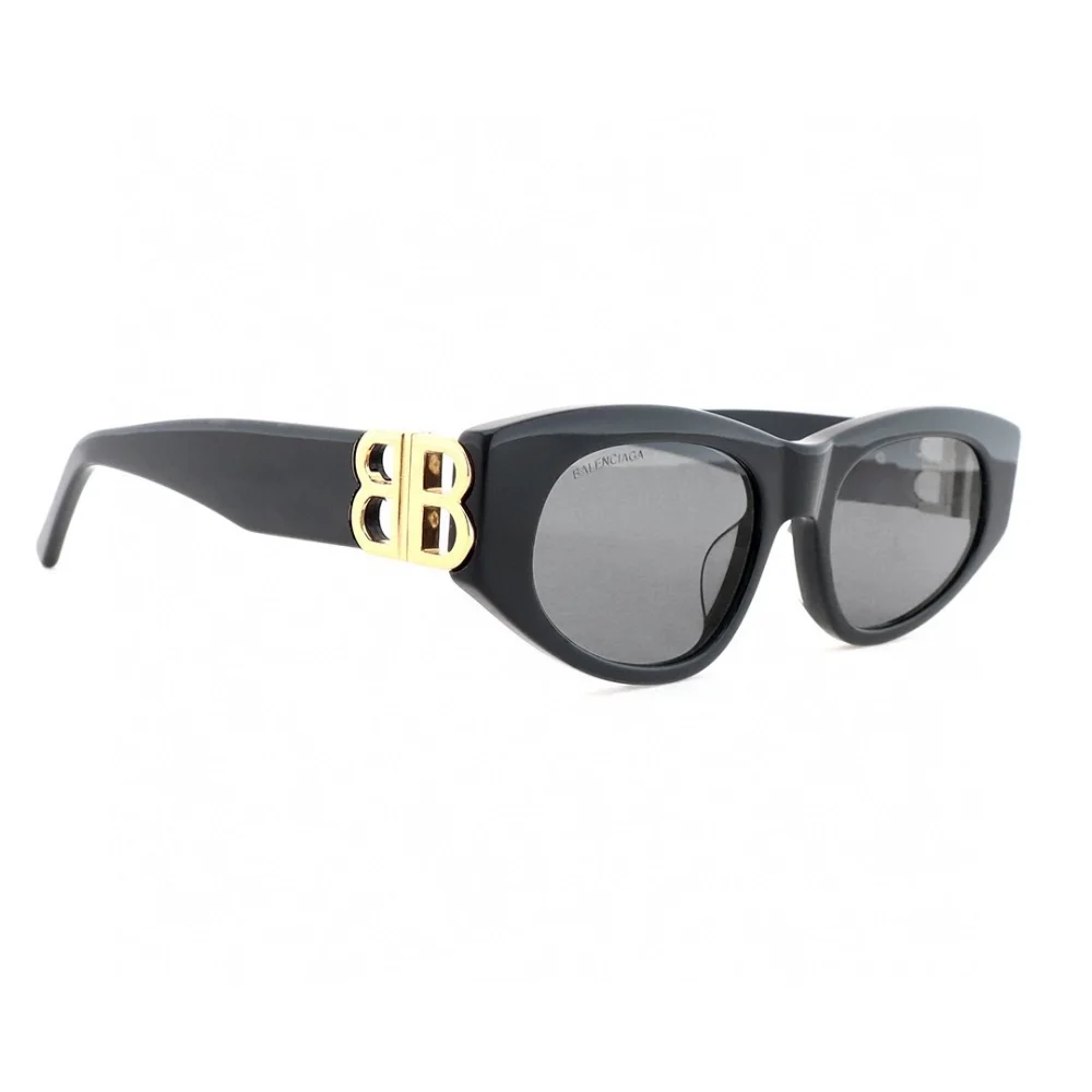 Gold cat-eye double B sunglasses - etkick reps