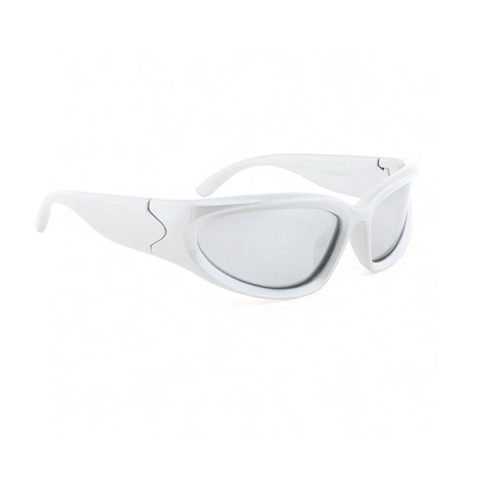 Silberne Cat-Eye-Sunglasses - etkick reps