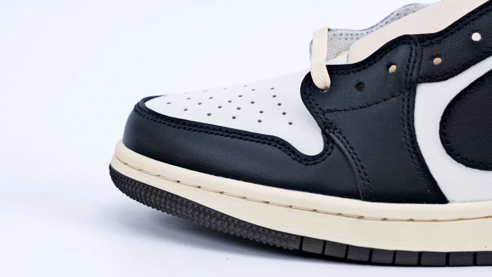 Jordan 1 Low Black White Brown Top-Version REPS - etkick reps