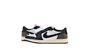 Jordan 1 Low Black White Brown Top-Version REPS