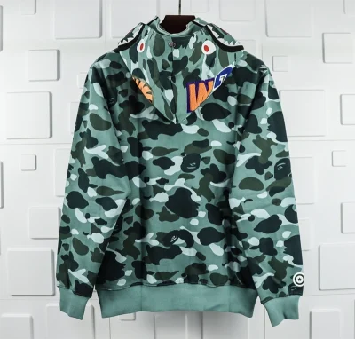 BAPE GREEN CAMO HOODIE Reps - etkick reps