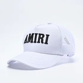 AMIRI logo patch cap white TOP REPS