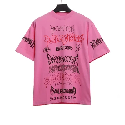 Balenciaga limited T-shirt with graffiti lettering reps - etkick reps