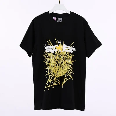 Sp5der Yellow Spider Web T-Shirt Reps - etkick reps