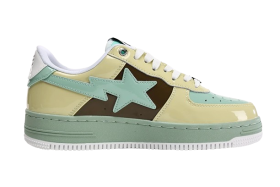 A Bathing Ape Bape Sta Brown Beige Sneaker Reps