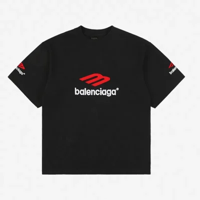 Balenciaga 3B Sports Icon Embroidered T-Shirt Reps - etkick reps