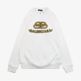 Balenciaga Three-Dimensional Double-B Lock Print Sweatshirt Reps