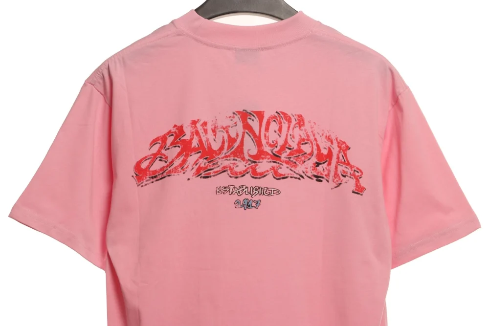 Balenciaga Graffiti mit Offshore-Alphabet T-Shirt Reps - etkick reps