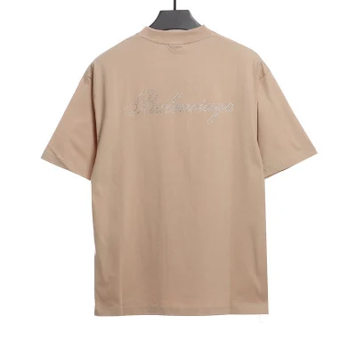 Balenciaga Hot Diamond Logo-T-Shirt Reps - etkick reps