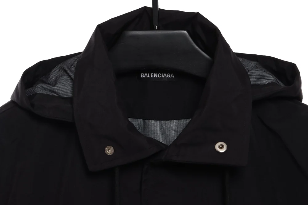 Balenciaga jacket with stand -up collar and letter pattern Reps - etkick reps