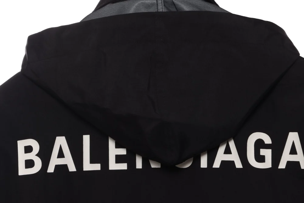 Balenciaga jacket with stand -up collar and letter pattern Reps - etkick reps