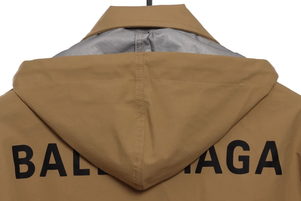 Balenciaga jacket with stand -up collar and letter pattern Reps - etkick reps