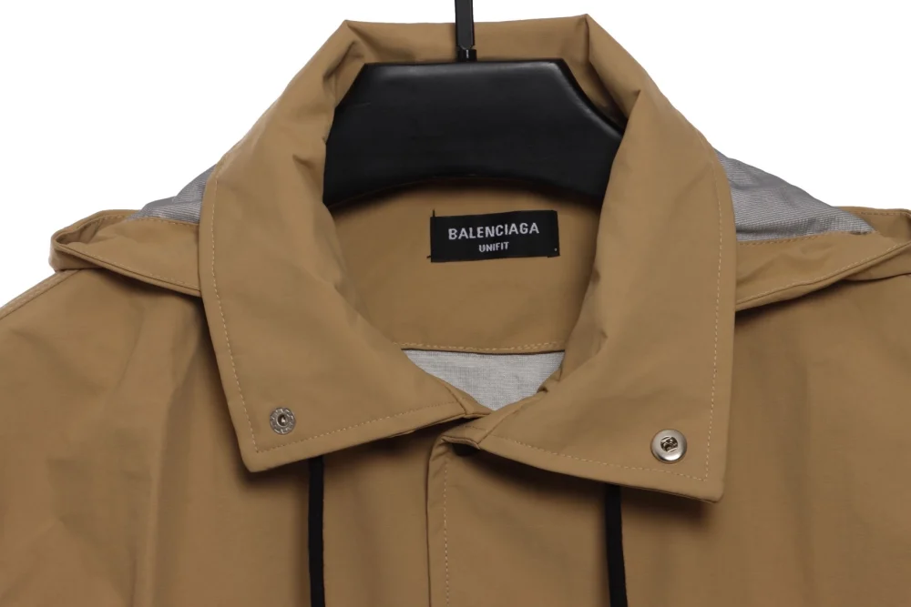 Balenciaga jacket with stand -up collar and letter pattern Reps - etkick reps