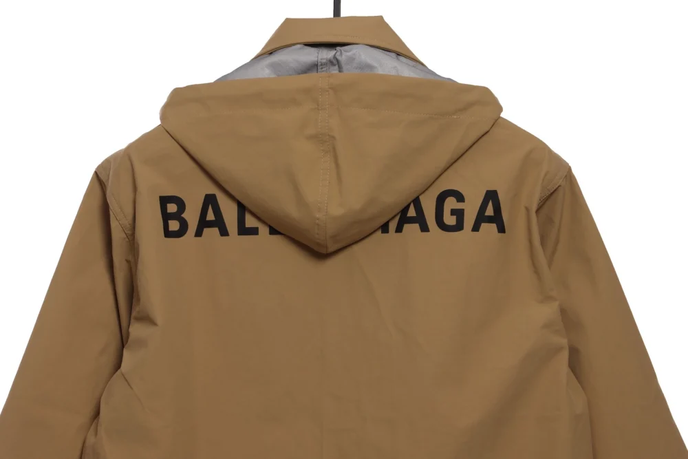 Balenciaga jacket with stand -up collar and letter pattern Reps - etkick reps