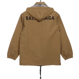 Balenciaga jacket with stand -up collar and letter pattern Replica