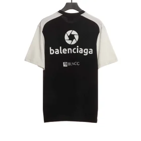 Balenciaga Logo with black and white seams T-shirt Reps