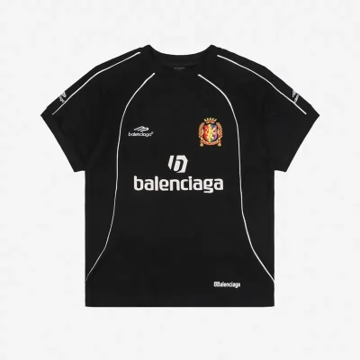 Balenciaga Parisian Soccer Team Print T-Shirt Reps - etkick reps