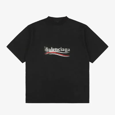 Balenciaga political stencil logo print T-shirt reps - etkick reps