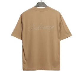 Balenciaga Strass-Logo auf der Rückseite T-shirt