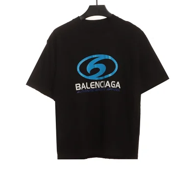 Balenciaga Surf-Print vorne und hinten T-Shirt Reps - etkick reps