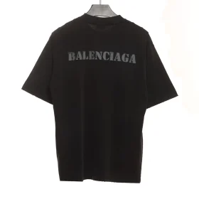 Balenciaga Of Blurred Logo Print T-Shirt Reps