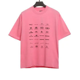 Balenciaga full of classic logos T-shirt reps