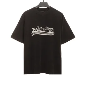 Balenciaga Washing And Distribution Press-Pressed T-Shirt Reps