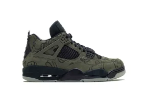 Best KAWS x Air Jordan 4 Retro Olive Black Replica