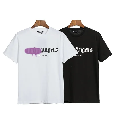 Palm Angels Shanghai sprayed logo T-shirt Reps - etkick reps