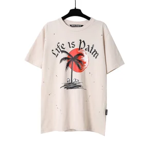 Palm Angel's sunset T-shirt Reps