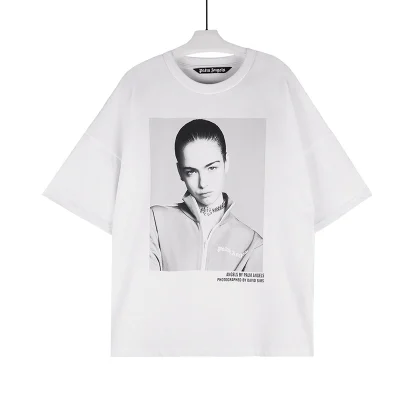 Palm Angel’s white graphic T-shirt Reps - etkick reps