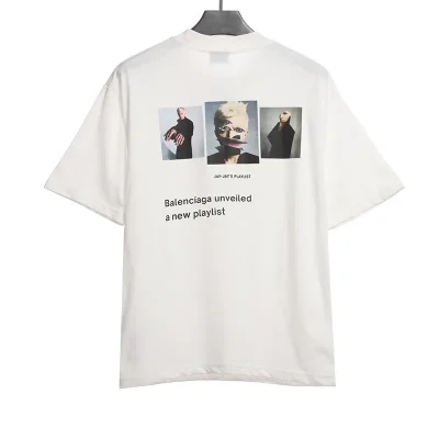 Balenciaga Music Note Portrait T-Shirt - etkick reps au