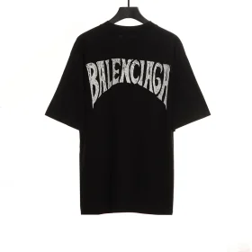 Balenciaga T-shirt with hand-drawn logo print