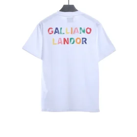 Gallery Dept Rainbow Letter Print T-Shirt