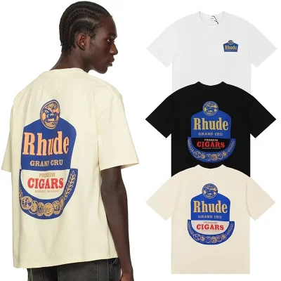 Rhude Grand Cru Print T-Shirt - etkick reps au