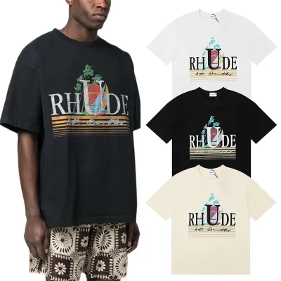 Rhude Segelboot-Logo T-Shirt - etkick reps au