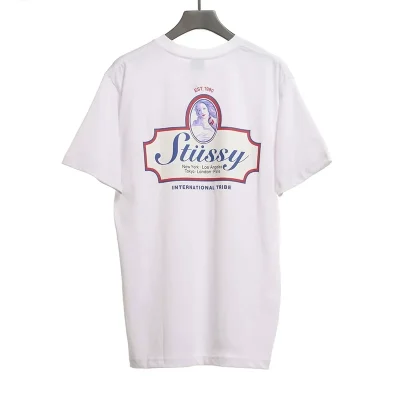 Stussy Classic Character Print T-Shirt - etkick reps au