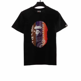 BAPE Fans Scarf with Monkey Head Print T-Shirt