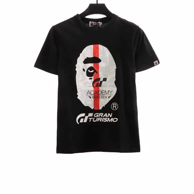 BAPE X Gran Turismo Monkey Head T-Shirt - etkick reps au